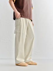 Men's Acetate Straight-Leg Cargo Pants