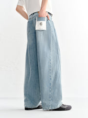 Men's Lightweight Washed Straight-Leg Jeans