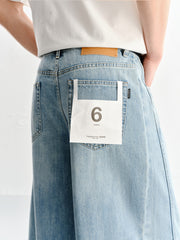 Men's Lightweight Washed Straight-Leg Jeans