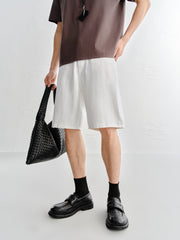 Men's Basic Straight-Leg Denim Shorts