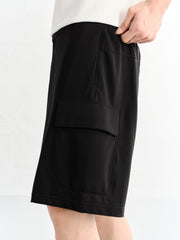 Men's Textured Patch Pocket Cargo Shorts