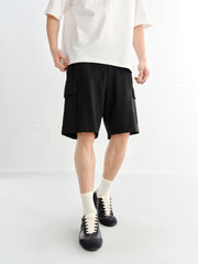Men's Textured Patch Pocket Cargo Shorts