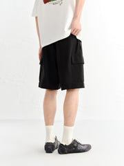 Men's Textured Patch Pocket Cargo Shorts