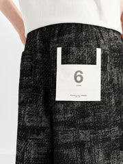 Men's Jacquard Wide-Leg Shorts