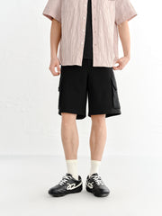Men's Waffle Shorts with Patch Pockets