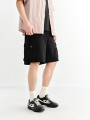 Men's Waffle Shorts with Patch Pockets