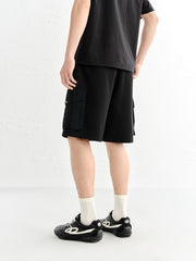 Men's Waffle Shorts with Patch Pockets