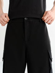 Men's Waffle Shorts with Patch Pockets