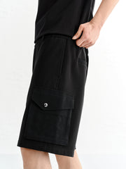 Men's Waffle Shorts with Patch Pockets