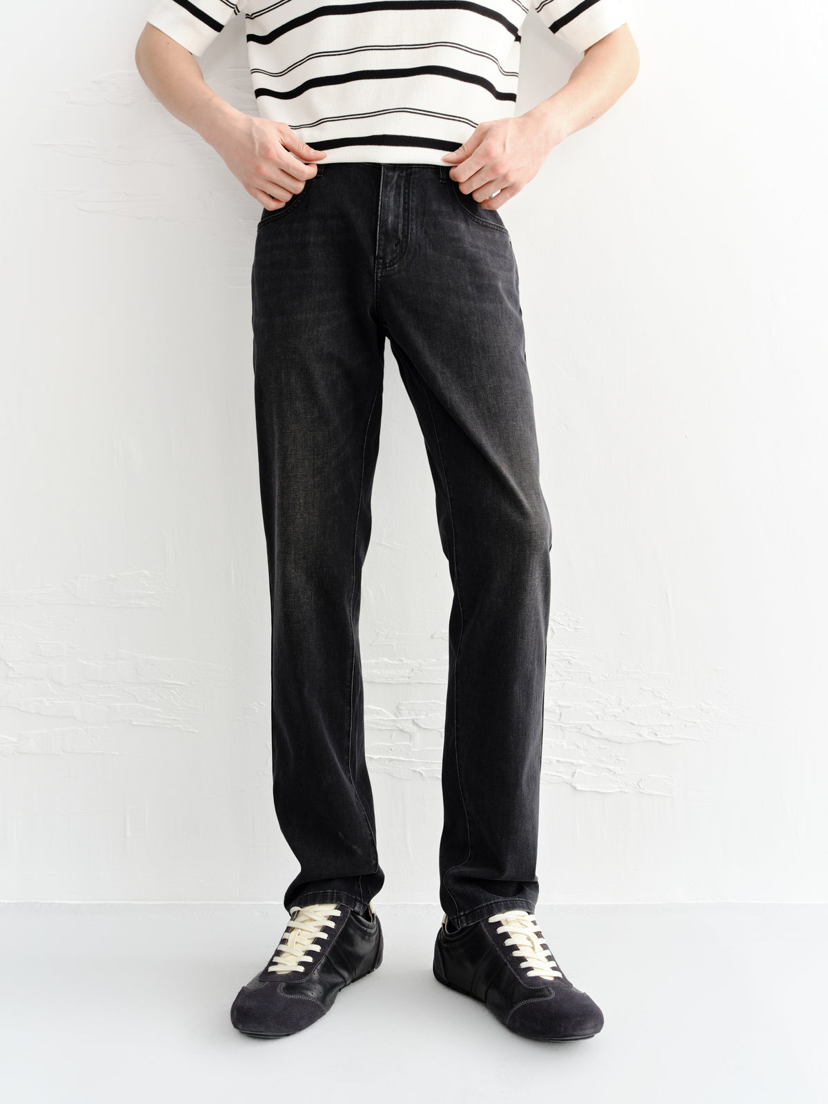 Men's Cooling Cotton Slim-Fit Jeans