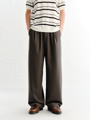 Men's Jacquard Straight-Leg Pants