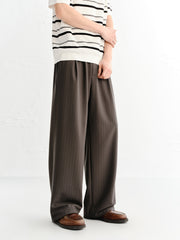 Men's Jacquard Straight-Leg Pants
