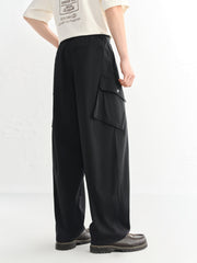 Men's Tapered Cargo Pants with Large Pockets