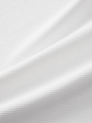 Men's Casual White Polo Shirt with Collar
