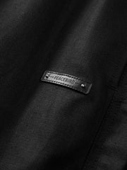 Men's Casual Black Straight Pants