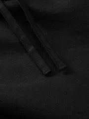 Men's Casual Black Straight Pants