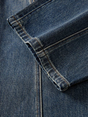 Men's Casual Loose Fit Straight Jeans