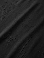 Men's casual jacquard short-sleeve shirt