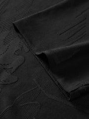 Men's casual jacquard short-sleeve shirt