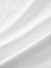 Men's Casual Textured Jacquard Short-Sleeve T-Shirt