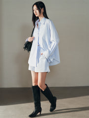 Women's Loose-Fit Shirt Jacket