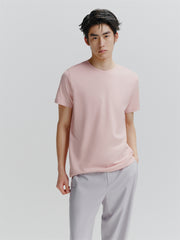 Men's Cooling Slim-Fit Pink T-Shirt