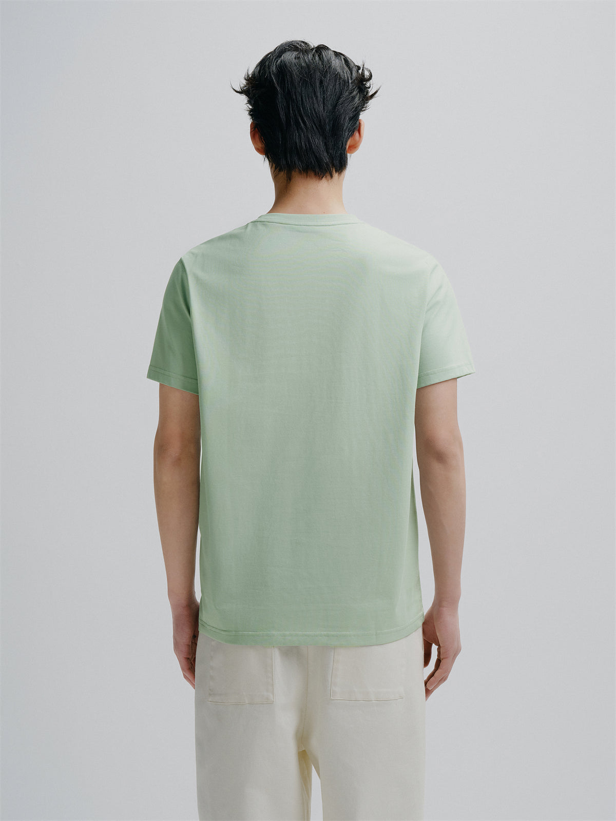 Men's Cooling Slim-Fit Mint Green T-Shirt