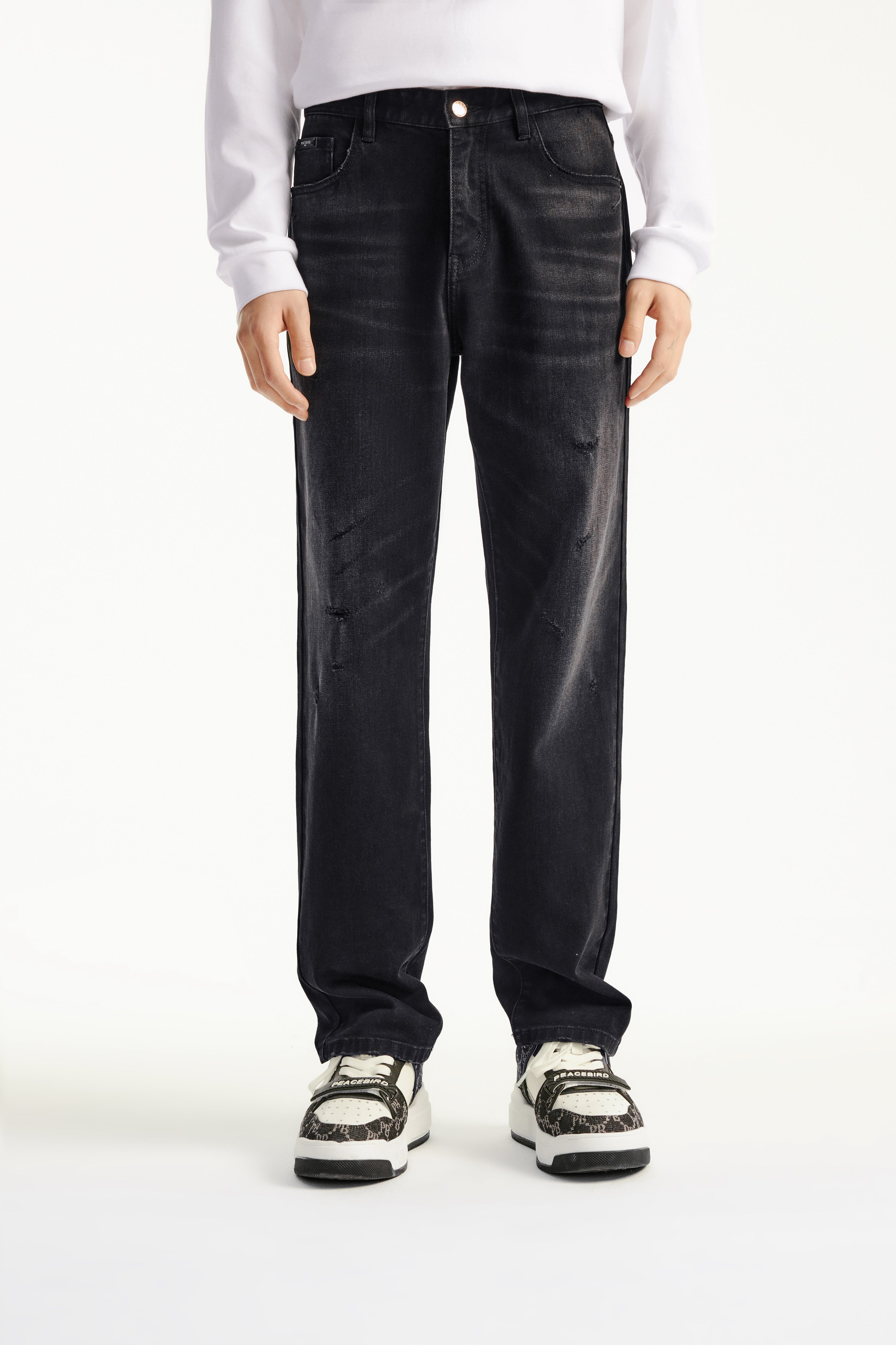 Men's Ripped Slim-fit Jean