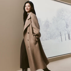 Women's Straight Wool Coat