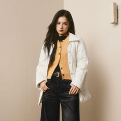 Women's Shirts Style Light Puffer Jacket