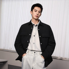 Men's Printed Workwear Puffer Jacket