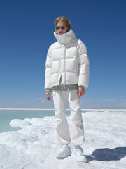 Men's White Puffer Jacket