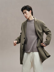 Men's Double-Faced Wool Coat