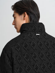 Men's Chenille Jacquard Puffer Jacket