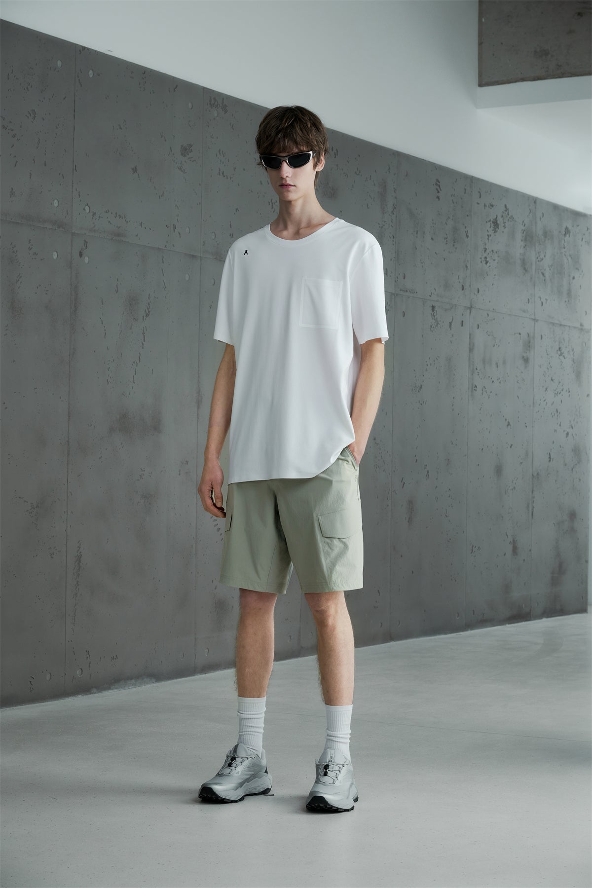 Men's Soft T-Shirt with Bonded Detail