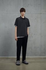 Men's Slim-Fit Printed Polo Shirt