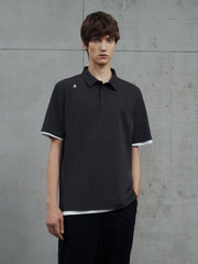 Men's Slim-Fit Printed Polo Shirt