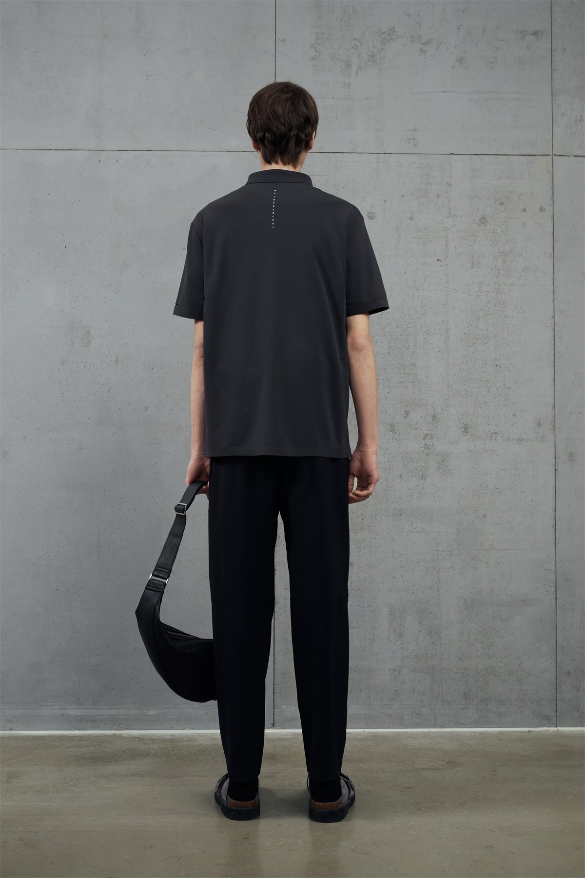 Men's Slim-Fit Printed Polo Shirt