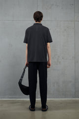 Men's Slim-Fit Printed Polo Shirt