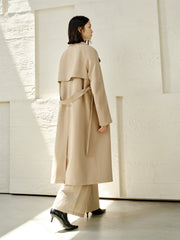 Women's Oversized Stand-Collar Trench Coat