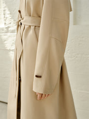Women's Oversized Stand-Collar Trench Coat