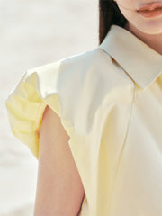 Women's Sleeveless Ruched Shirt