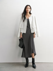 Women's U-Neck Twist-Waist Dress