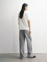 Women's Linen-Blend Graphic T-Shirt