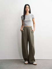 Women's Basic Knit Banana Sweatpants