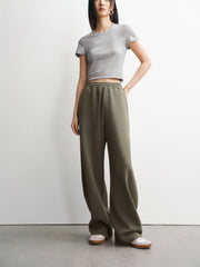 Women's Basic Knit Banana Sweatpants