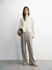 Women's Basic Knit Banana Sweatpants