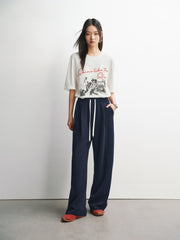 Women's Basic Knit Banana Sweatpants