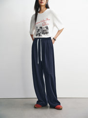 Women's Basic Knit Banana Sweatpants