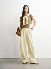 Women's Basic Knit Banana Sweatpants